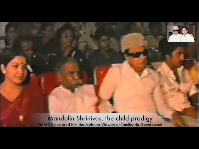 MGR, Jayalalitha, Kamal Hassan at Mandolin Srinivas award Event