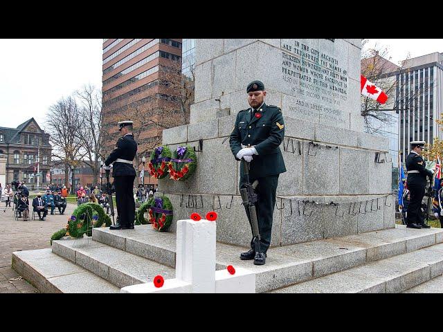 Nova Scotia Remembrance Day Ceremony 2024, live from Halifax's Grand Parade