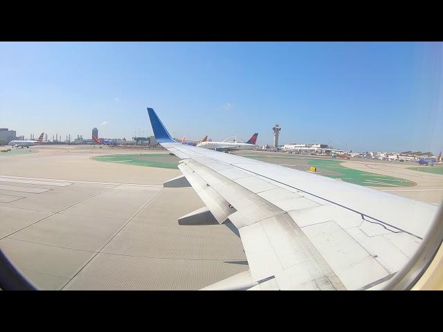 Los Angeles to Detroit (3 hours)| Window Seat Flight| 4k