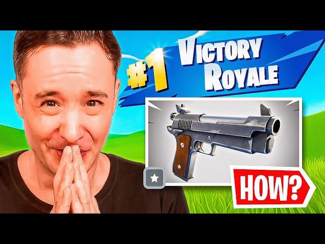 Winning With Only GREY Weapons in Fortnite OG!