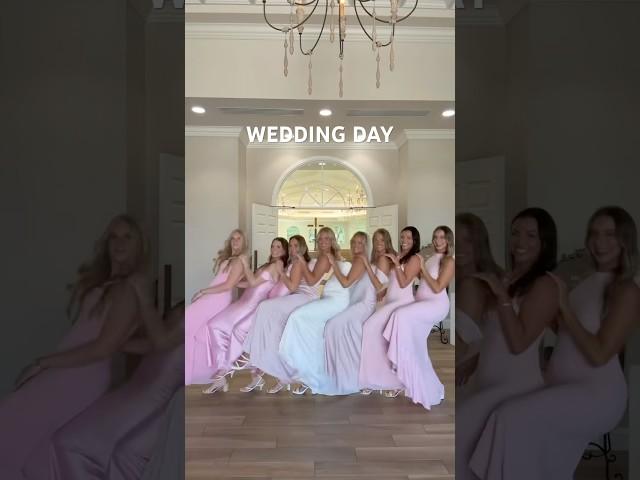 HAPPY WEDDING DAY #wedding #transition #bridesmaid #bride #florida #aesthetic #trending #sisters