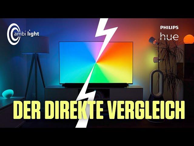 Philips Ambilight vs. Philips Hue Sync Box im Vergleich