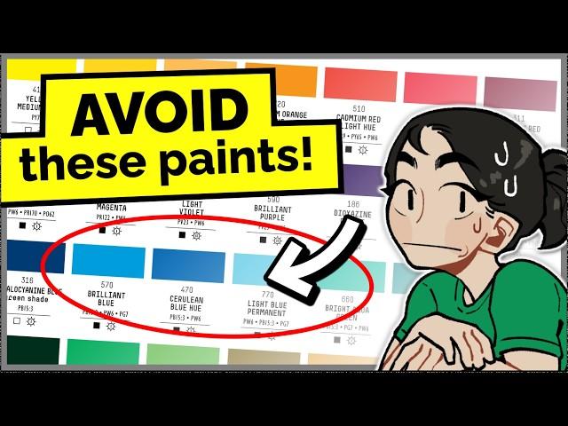 Don't Buy THESE Colours! (The Smart Guide to Acrylics for Artists)