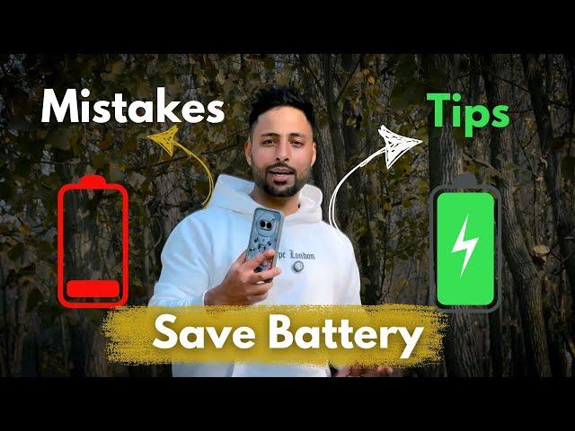 Smartphone Battery BIG Mistakes | Tips to Save Battery