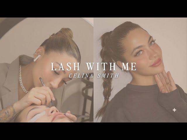 COME LASH WITH ME | LASHING CELINA SMITH!