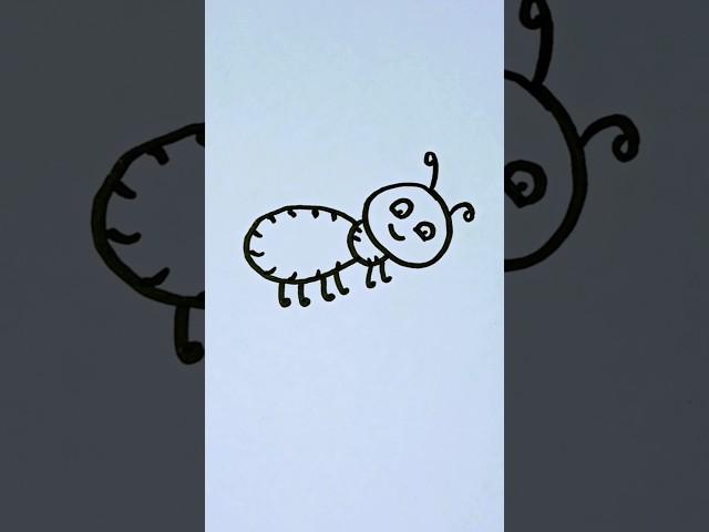 How to draw and easy step by step #drawing #art #kidart (591)