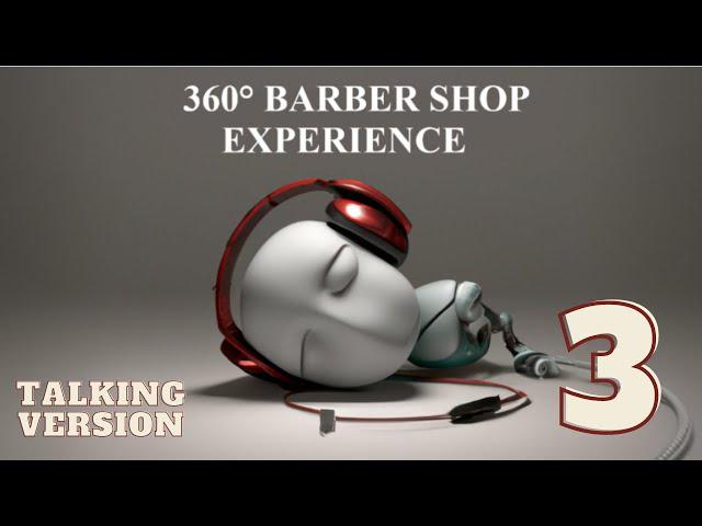 Realistic 8D ASMR Barbershop Experience PART 3 | Talking Version