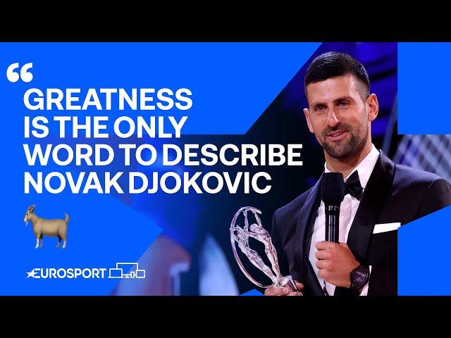 Novak Djokovic wins Laureus World Sportsman of the Year award for a record-equalling fifth time 