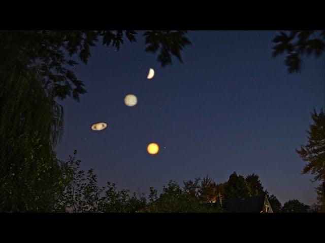 4 Planets & some 'Crashing Planets' Silliness at the End :)