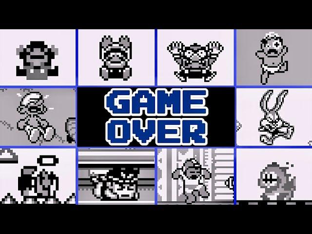 Game Boy Games GAME OVER Screens