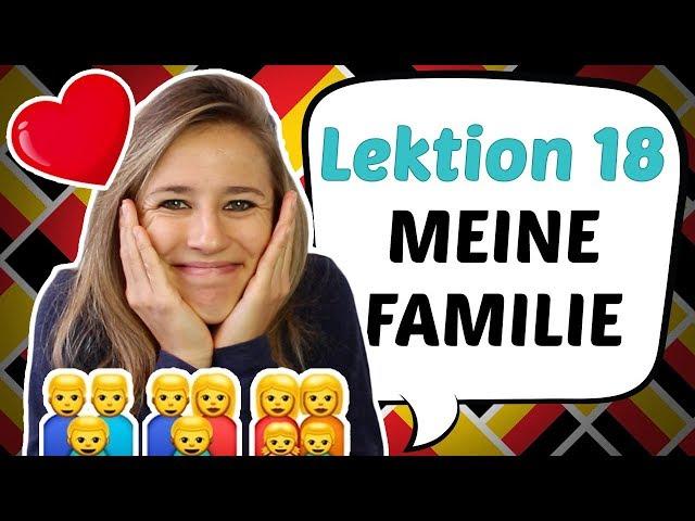 GERMAN LESSON 18: How to Talk about Your FAMILY in German! ‍‍ ‍‍‍ ‍‍