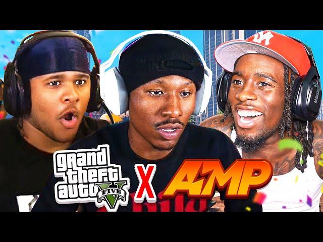 Duke Dennis & AMP Trolls Each Other While Playing GTA RP D10 **AMP GAME NIGHT!**