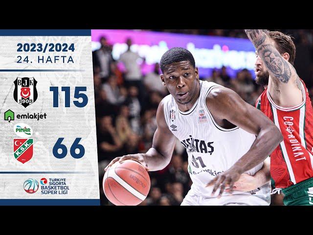 Beşiktaş Emlakjet (115-66) Pınar Karşıyaka - Türkiye Sigorta Basketbol Süper Ligi - 2023/24