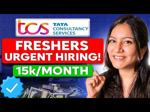 𝐓𝐂𝐒 𝐌𝐀𝐒𝐒 𝐇𝐈𝐑𝐈𝐍𝐆 𝟐𝟎𝟐𝟒: TCS BPS Jobs for Freshers | ₹15,000 pm | Jobs in TCS 