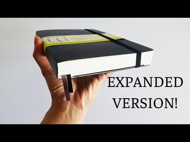 New Moleskine Notebook: Expanded Version!!