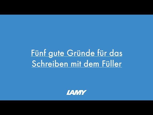 5 Gründe für das Schreiben mit dem Füller #lamy #schreibenlernen #grundschule #grundschulmaterial