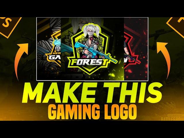 How to make Pubg Bgmi gaming logo kese bnaya-gaming logo tutorial on android #gaming