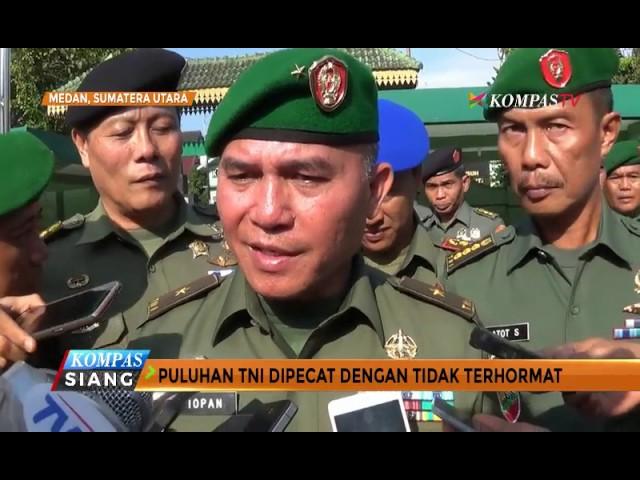 Terlibat Kasus Pidana, 21 Anggota TNI Ini Dipecat Tidak Hormat