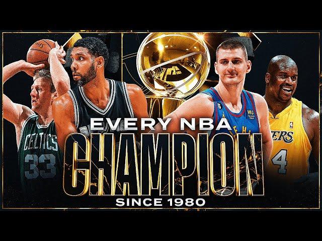 EVERY NBA Championship Celebration (1980-2023) 