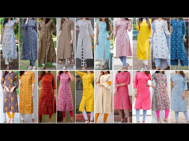 2024 ke Liye Trending Front cut Kurti Design Ideas For Girls 2024