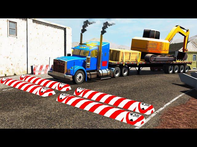 Trucks vs Speed Bumps #6 | BeamNG.DRIVE