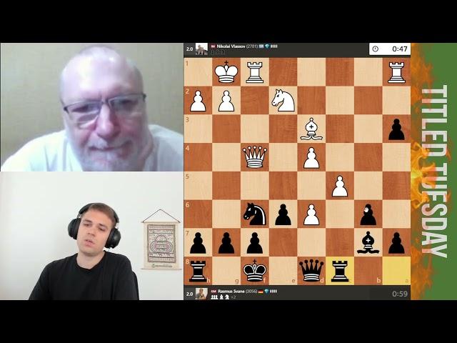 ПЫТАЕТСЯ ОБМАНЫВАТЬ И ОБДУРИВАТЬ! // IM НИКОЛАЙ ВЛАСОВ vs GM RASMUS SVANE #chess #шахматы