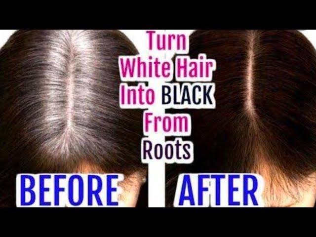 बालो को जिंदगी भर के लिए काला करो | Homemade DYE for black hairs witout Henna