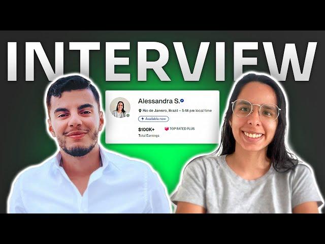 How Alessandra Earned $100k on Upwork: A Freelancer Success Story | Interview