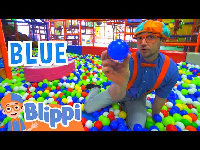 Blippi Visits An Indoor Play Place - LOL Kids Club | Fun and Educational Videos for Kids