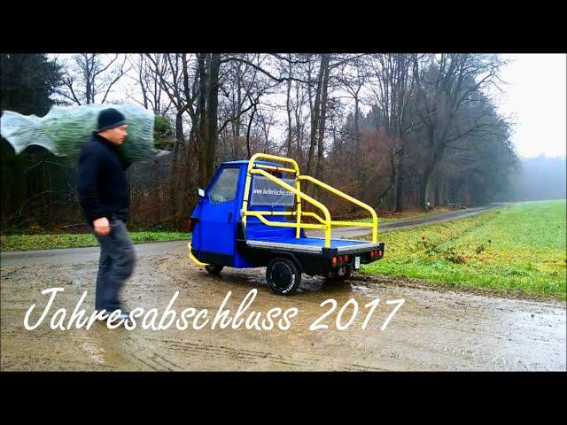 Kellerlacher Jahresabschluss 2017 | Trabant 601 | Piaggio Ape 50 | Motorroller | Schweden