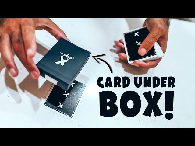 MAGIC TUTORIAL : Card Under Box Trick