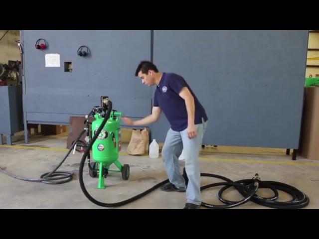 How to Use the DB150   Dustless Blasting Equipment