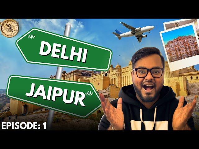 Delhi to Jaipur by Air ️ | Jaipur Travel Series | Gaurav Chamber