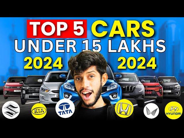 Top 5 Best ️ Cars Under 15 Lakhs in India in 2024  TATA, MAHINDRA, KIA, MARUTI, HONDA