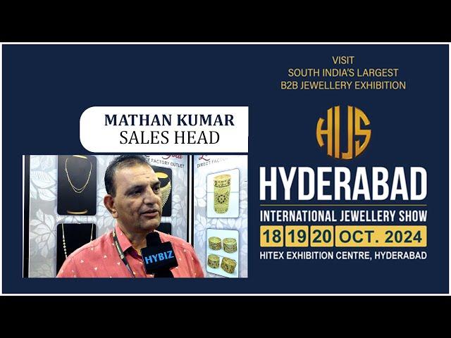 Mathan Kumar - Sales Head | South India's Largest B2B Jewellery Exhibition | HIJS 2024