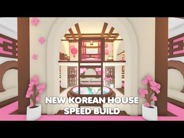 New Korean House Aesthetic Blossom speed build in Adopt me!