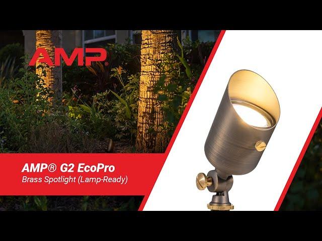 AMP® G2 EcoPro MR16 Brass Spotlight (Lamp-Ready)