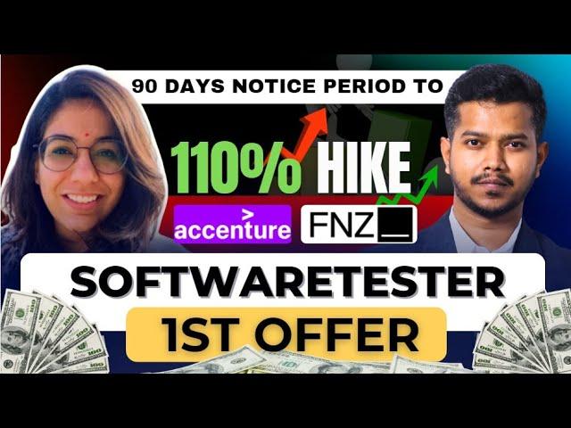 Software Tester Cracks 1st Offer with 110% Hike  | 4.2Y Expience, 7 Interviews, 1 Offer !