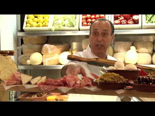 Gennaro Contaldo discusses the Jamie Oliver 'Jme' antipasti platter