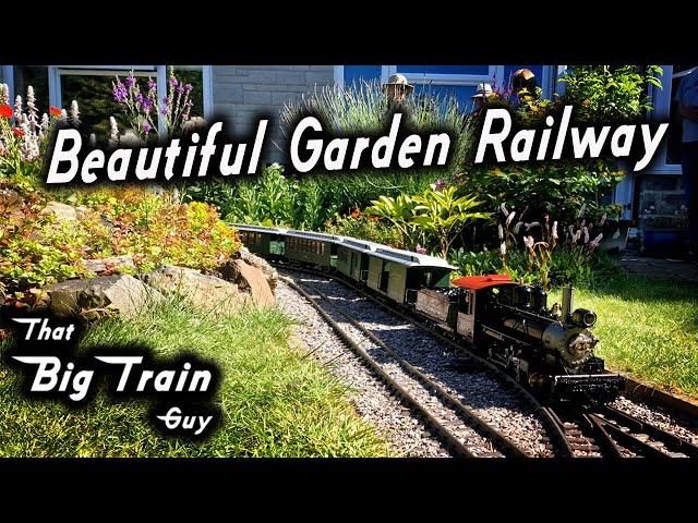 Visiting David Munns' Garden Railway