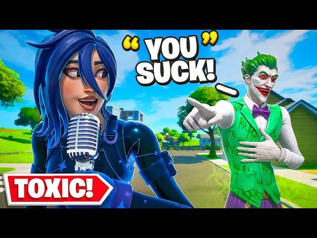 I GIRL Voice Trolled the Most TOXIC Pro Fortnite Player..