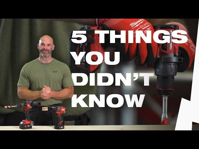 MILWAUKEE® Drills – 5 things you didn't know