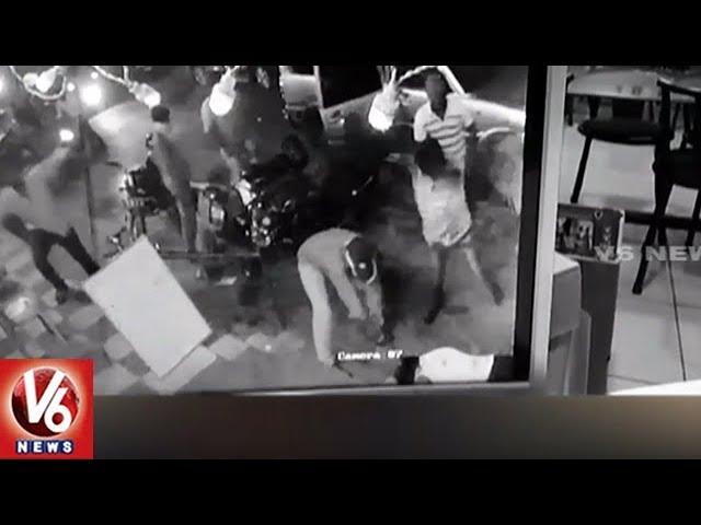 CCTV Footage : Rowdy Sheeter Brutally Murdered in Guntur | AP | V6 News