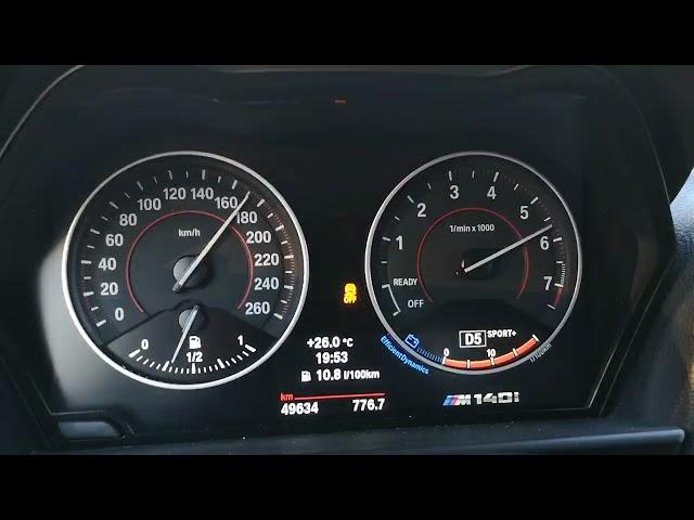 BMW M140i Xdrive B58B30A MHD Stage2+,xHP Stage3,HPFP TÜ,Shell Vpower acceleration 100-260km\h 16sec.