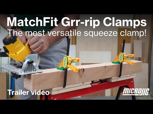 MatchFit Grr-rip Clamp - The most versatile squeeze clamp. (Trailer Video)