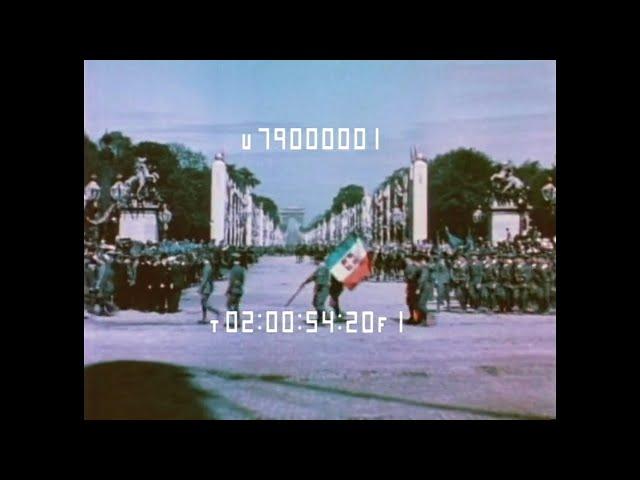 1919 Real Color Film - Paris Victory Parade (Prizma)