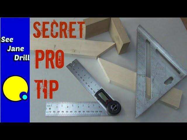 The Secret Formula for Making Perfect Miter Cuts When Less Than 90 Degrees