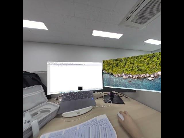 집 밖에서 VR로 홈 PC 접속하기 #vr #vpn #코딩 #개발자