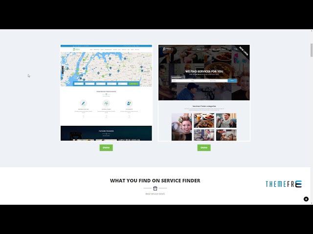 Service Finder - Provider and Business Listing WordPress Theme      D