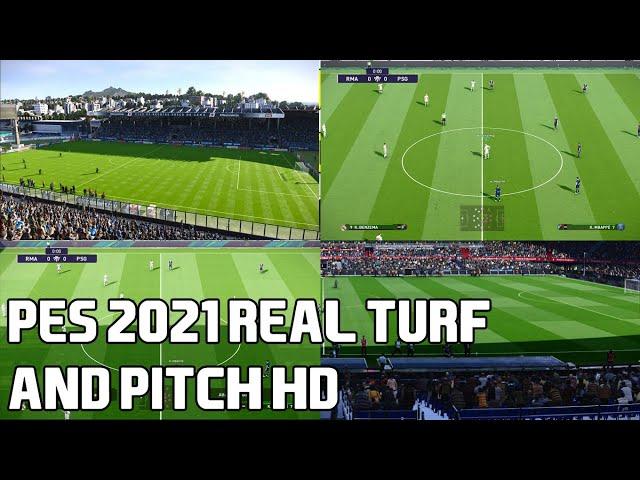 PES 2021 NEW TURF PITCH HD COMPATIBLE WITH ALL PATCH